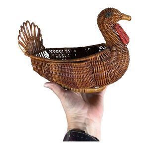 Vintage Wicker‎ Bird Basket